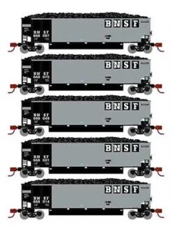 Athearn 25069 N Scale BethGon Coalporter BNSF 5 Pack #3