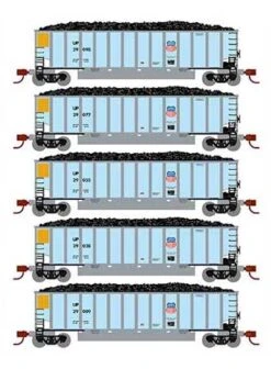 Athearn 25086 N Scale BethGon Coalporter Union Pacific UP 5 Pack #3