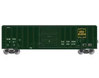 Athearn 25471 N Scale 50' FMC 5347 Boxcar Green Mountain GMRC 701
