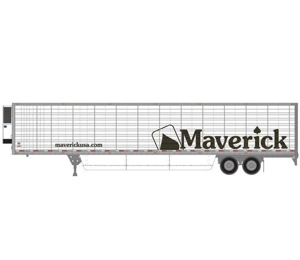 Athearn 26754 HO Scale 53' Utility Reefer Trailer Maverick T11035