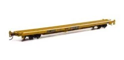 Athearn 27628 HO Scale 85' Flatcar Trailer Train Yellow TTX 473477