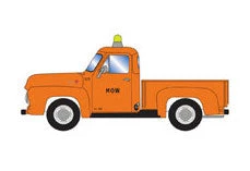 Athearn 28104 HO Scale 1955 Ford F-100 Pickup Truck Orange MOW