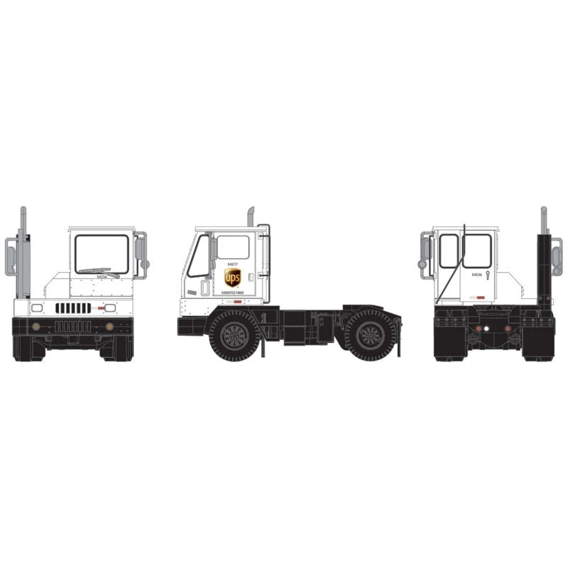 Athearn 29137 HO Scale Modern Yard Tractor UPS - Image 2