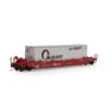 Athearn 3294 N Scale Husky Stack Well Car NWCX With Conquest 48' Container