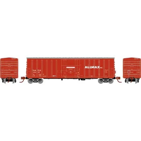 Athearn 3865 N Scale 50' NACC Boxcar Alumax NADX 50187 - Image 2