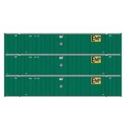 Athearn 40127 HO Scale 53' Stoughton Intermodal Container EMP WMHU 3 Pack #2