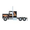 Athearn 41061 HO Scale Kenworth Tractor Orange & Black