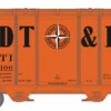 Athearn 63816 HO Scale PS-2 2600 Covered Hopper Detroit Toledo & Ironton DT&I 11107