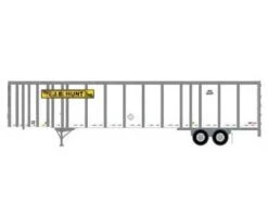 Athearn 72823 HO Scale 53' Wabash Duraplate Trailer JB Hunt JBHZ 36747