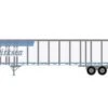 Athearn 72830 HO Scale 53' Wabash Duraplate Trailer Dirksen 57040
