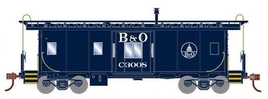 Athearn 75001 HO Scale Bay Window Caboose Baltimore & Ohio B&O C3025 - NOS