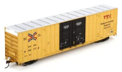 Athearn 75091 HO Scale 60' Gunderson Double Door Hi-Cube Boxcar TTX (New Logo) TBOX 666851