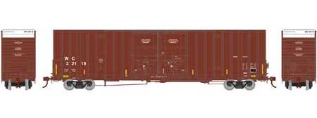 Athearn 75146 HO Scale 60' Gunderson Double Door Hi-Cube Boxcar Wisconsin Central WC 22118 - Image 2