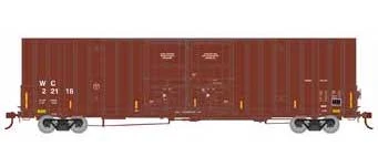 Athearn 75146 HO Scale 60' Gunderson Double Door Hi-Cube Boxcar Wisconsin Central WC 22118