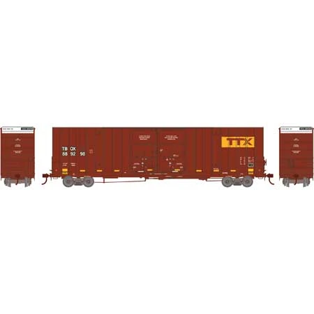 Athearn 75298 HO Scale 60' Gunderson Double Door Hi-Cube Boxcar Patched TBOX 889298 - Image 2