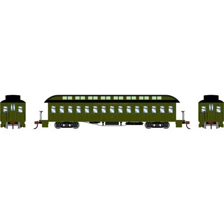 Athearn 84856 HO Scale Overland Passenger Car Coach Great Northern GN 375 - Image 2