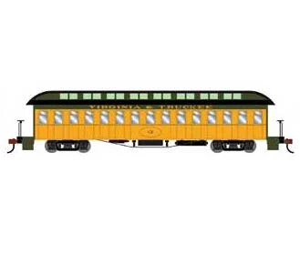 Athearn 84864 HO Scale Overland Passenger Car Coach Virginia & Truckee V&T 3