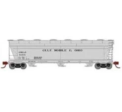 Athearn 8497 N Scale ACF 46003 Bay Covered Hopper Gulf Mobile & Ohio GM&O 81016