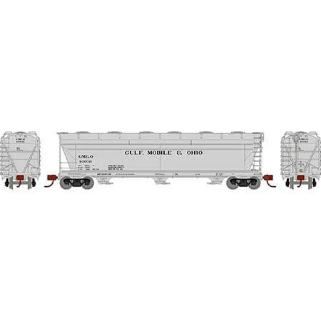 Athearn 8497 N Scale ACF 46003 Bay Covered Hopper Gulf Mobile & Ohio GM&O 81016 - Image 2