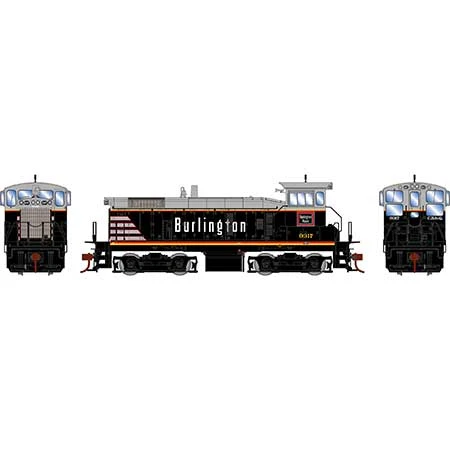 Athearn 86845 HO Scale EMD SW1000 Chicago Burlington & Quincy CB&Q 9317 DCC Sound - Image 2