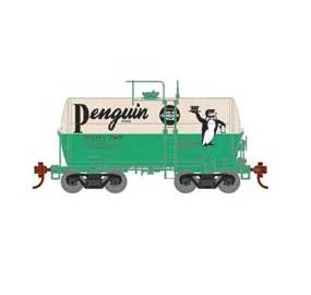 Athearn 97175 HO Scale NACC 8,000 Gallon Beer Can Tank Car Penguin Ginger Ale NADX 7107