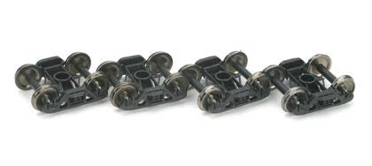Athearn Genesis 4598 HO Scale ASF 70-Ton Roller Bearing Truck, .088" Tread (2-Pair)