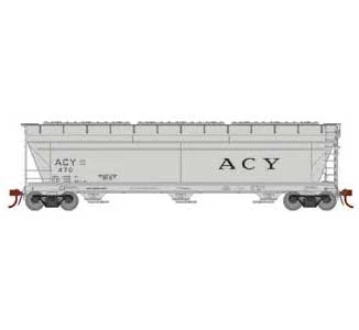 Athearn Genesis G15428 HO Scale ACF 4600 3 Bay Covered Hopper AC&Y 470