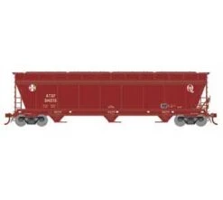 Athearn Genesis G15431 HO Scale ACF 4600 3 Bay Covered Hopper Santa Fe ATSF 314275