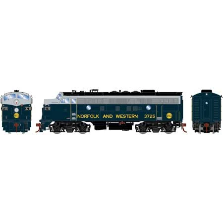 Athearn Genesis G19366 HO Scale F7A Norfolk And Western (Ex-Wabash) NW 3725 - Image 2