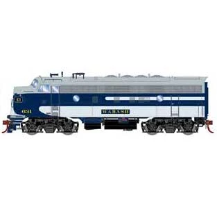 Athearn Genesis G19590 HO Scale F7A Wabash WAB 631