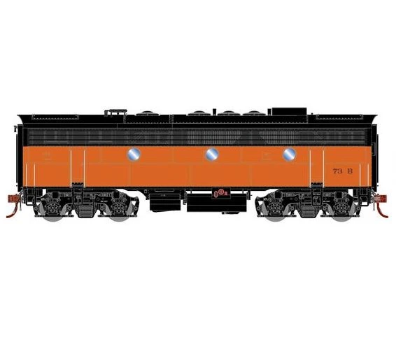 Athearn Genesis G19604 HO Scale EMD F7B Milwaukee Road MILW 73B DC
