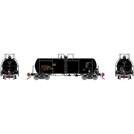 Athearn Genesis G25765 HO Scale 13,000 Gallon Acid Tank Car "Black" UTLX 13861 - Image 2