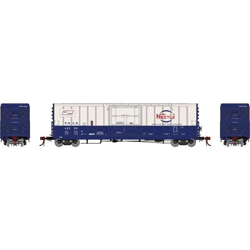 Athearn Genesis G26893 HO Scale 50' PC&F Ext. Post Boxcar Nestle TNCX 43132 - Image 2