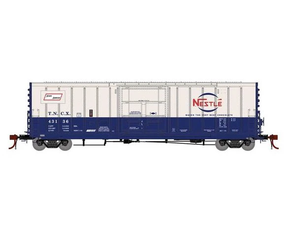 Athearn Genesis G26894 HO Scale 50' PC&F Ext. Post Boxcar Nestle TNCX 43136