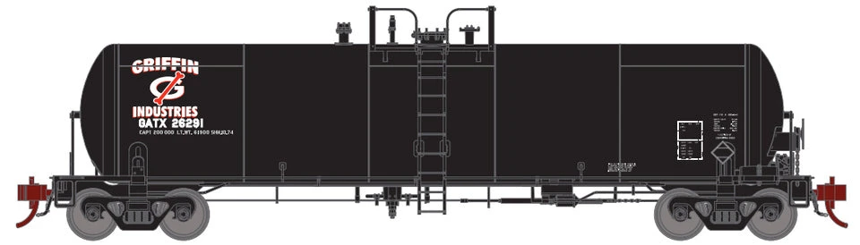 Athearn Genesis G40192 HO Scale GATC 20,000 Gal Tank Car GI GATX 26291