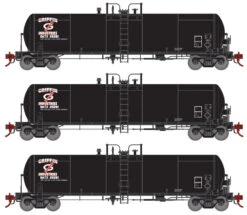 Athearn Genesis G40195 HO Scale GATC 20,000 Gal Tank Car GI GATX 3 Pack