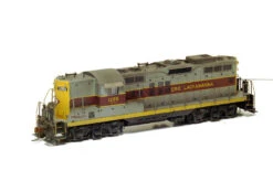 Athearn Genesis G62446 HO Scale EMD GP9 Erie Lackawanna EL 1265 With DCC - USED