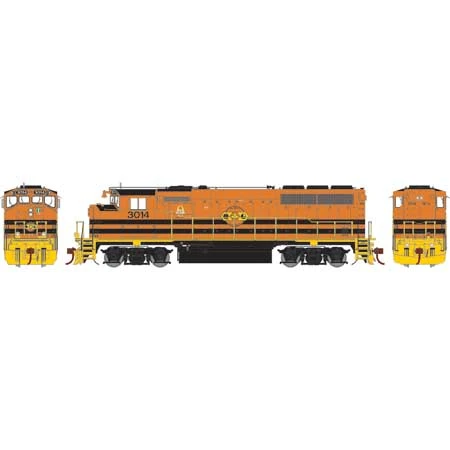 Athearn Genesis G64841 HO Scale GP40-2L Quebec-Gatineau Railway QGRY 3014 - Image 2