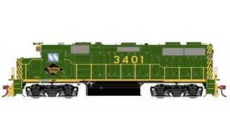 Athearn Genesis G65623 HO EMD GP39-2 Reading RDG 3401 With DCC And Sound