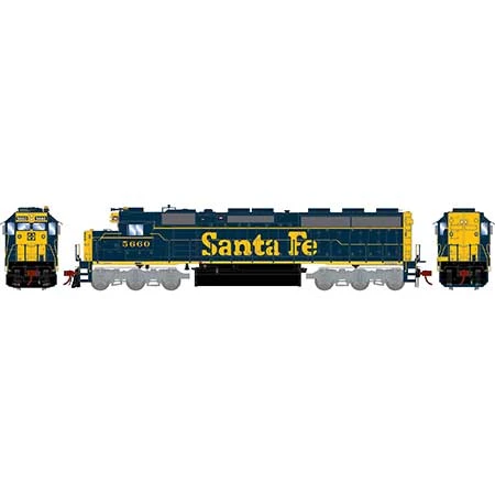 Athearn Genesis G65712 HO Scale EMD SD45-2 Santa Fe ATSF 5660 - Image 2
