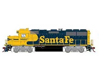 Athearn Genesis G65932 HO Scale EMD GP50 Santa Fe ATSF 3822 DCC Sound