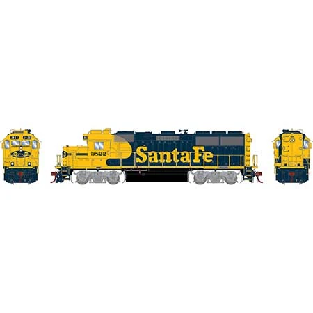 Athearn Genesis G65932 HO Scale EMD GP50 Santa Fe ATSF 3822 DCC Sound - Image 2