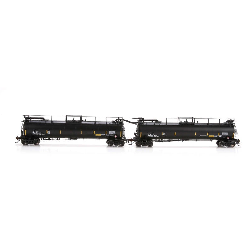 Athearn Genesis G67850 HO Scale Tank Train A/B SetGATX No # - Image 3