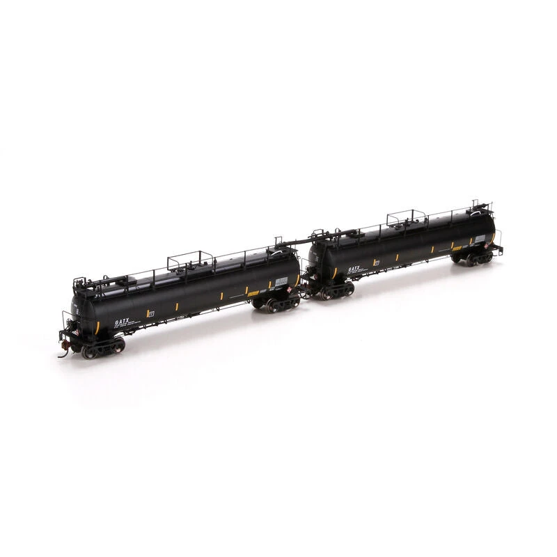 Athearn Genesis G67850 HO Scale Tank Train A/B SetGATX No #