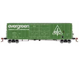Athearn Genesis G68996 HO Scale 50' PC&F Double Plug Boxcar Evergreen EFCX 4310