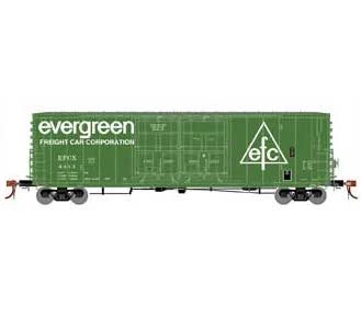 Athearn Genesis G68997 HO Scale 50' PC&F Double Plug Boxcar Evergreen EFCX 4333