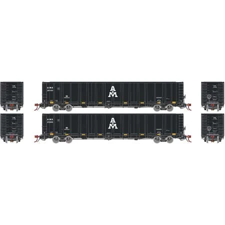 Athearn Genesis G78604 HO Scale NSC 6000 Gondola With Load AIMX 2 Pack #1 - Image 2