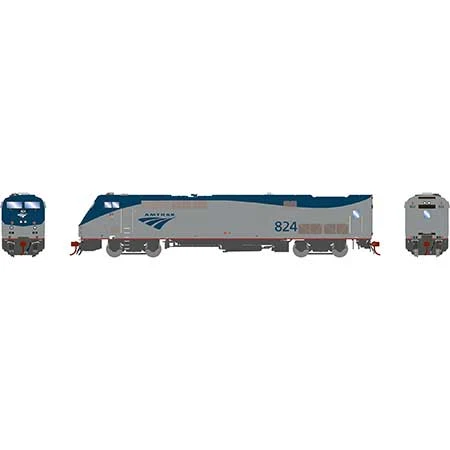 Athearn Genesis G82380 HO Scale P40DC Diesel Amtrak Phase V 824 DCC Sound - Image 2