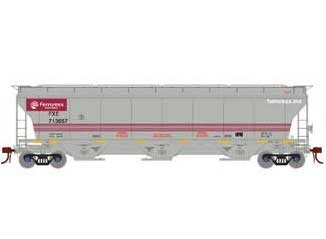 Athearn Genesis G89970 HO Scale Trinity 3 Bay Covered Hopper Ferromex FXE 713857