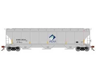 Athearn Genesis G89983 HO Scale Trinity 3 Bay Covered Hopper ADMX 49151